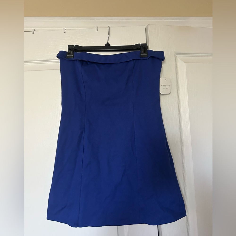 NWT Alter’d State Strapless Cobalt Blue Women's Dress
